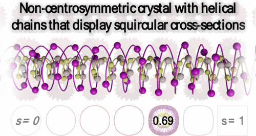 GaSI: A Wide-Gap Non-centrosymmetric Helical Crystal
